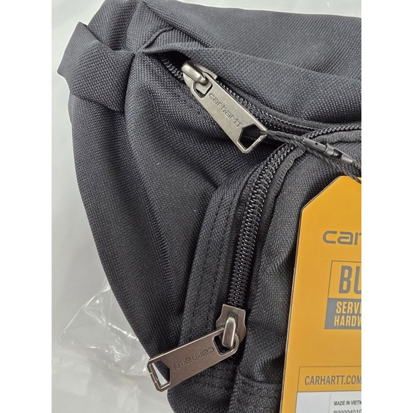 Carhartt Waist Pack CB0401 Black Rain Defender Water Repellent New With Tags - Picture 5 of 10